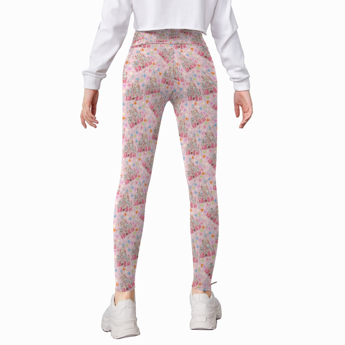 25th Birthday Cake Castle - Kid's Leggings