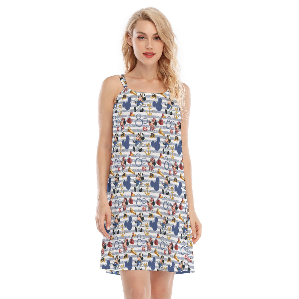 Captain and First Mate at Sea - Women’s Adjustable Sundress