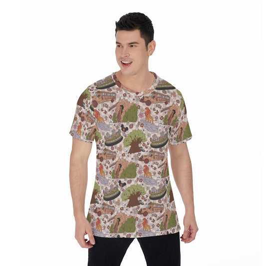 Hand Drawn AK - Men's Short Sleeve T-Shirt