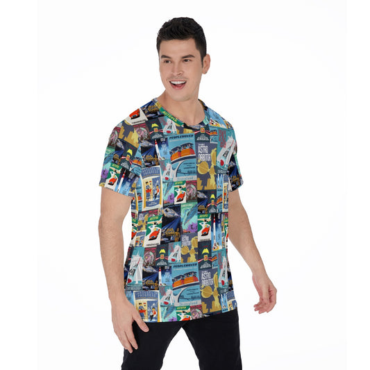 Vintage Tomorrow Ride Posters - Men's Short Sleeve T-Shirt