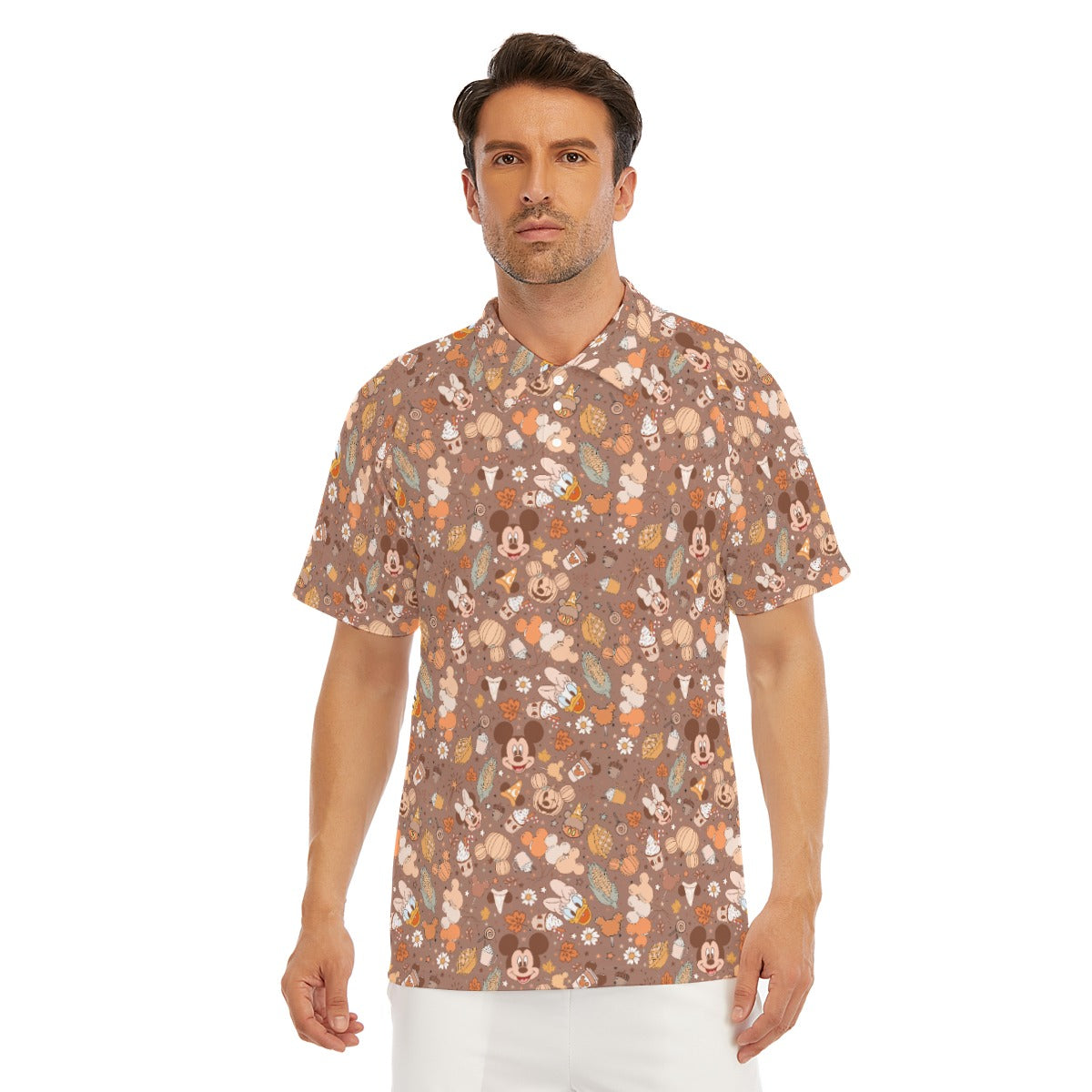 Pumpkin Spice Friends Fall - Men's Polo Shirt
