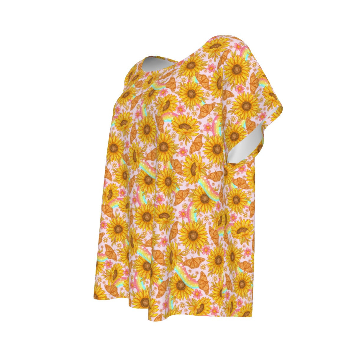 Sunflower Dreams - Women’s Relaxed Fit Scoop Tee