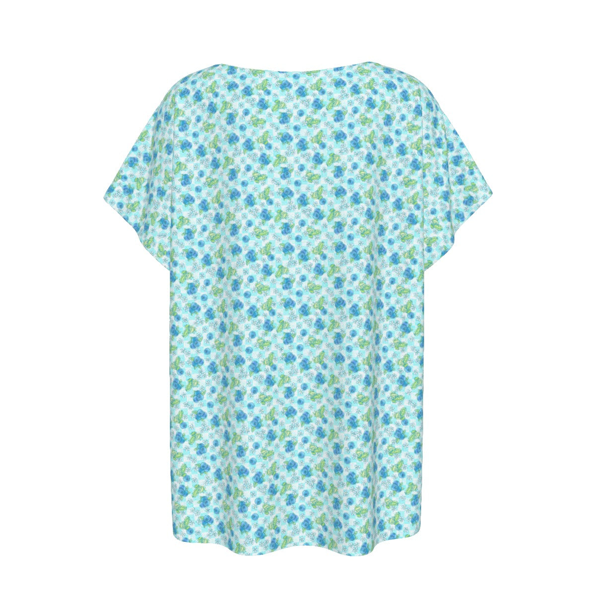 Summer Fruits - Blueberry - Women’s Relaxed Fit Scoop Tee