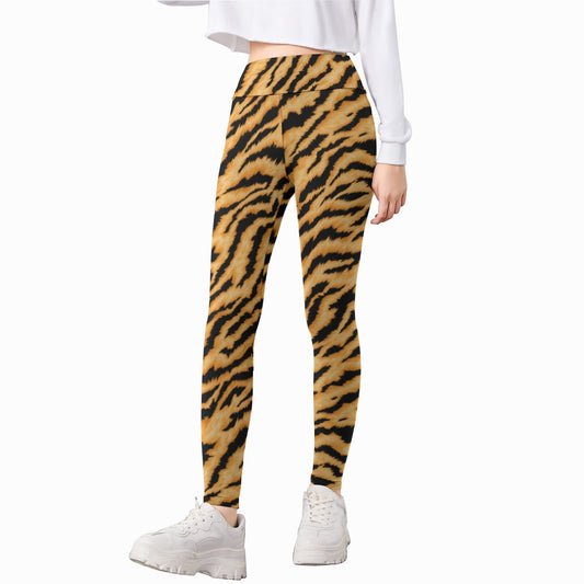 Animal Print - Tiger - Kid's Leggings