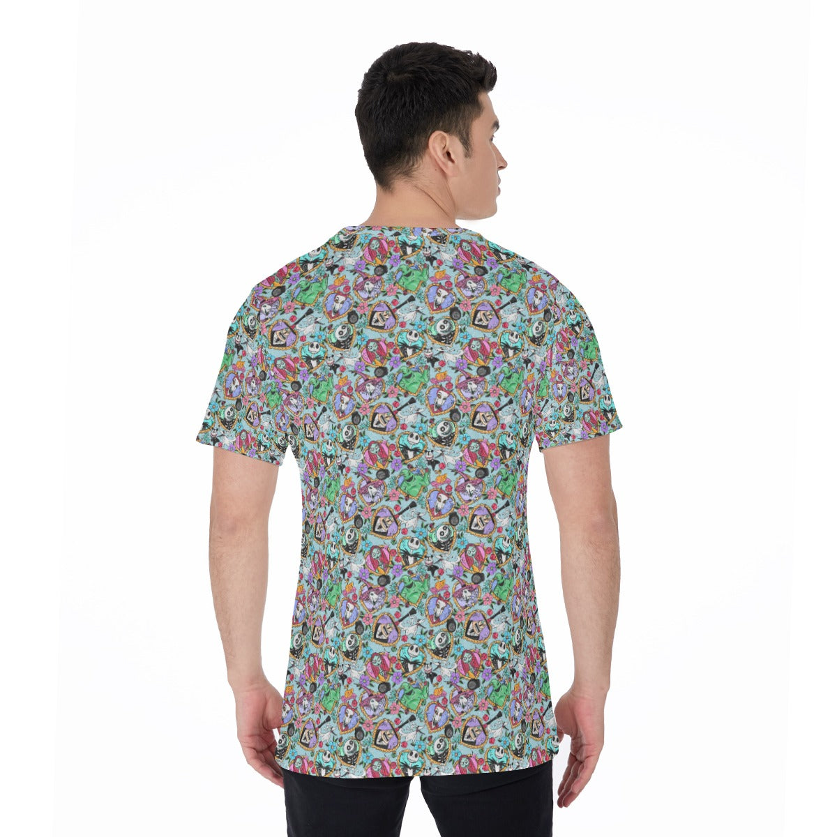 Tattoo Hearts Spooky Crew - Men's Short Sleeve T-Shirt