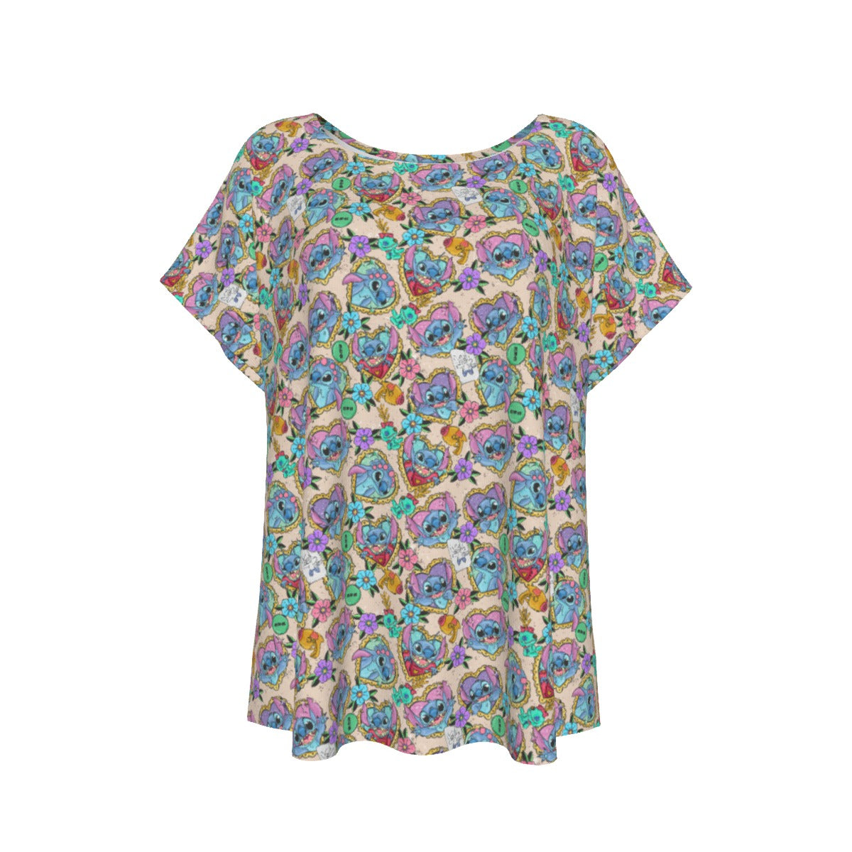 Tattoo Hearts Island Mischief - Women’s Relaxed Fit Scoop Tee
