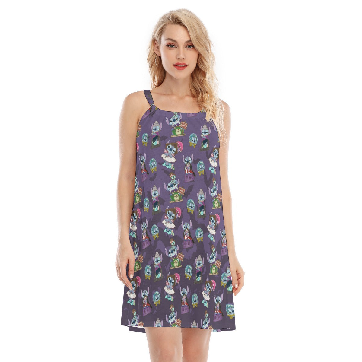 Haunted Alien Portraits - Women’s Adjustable Sundress