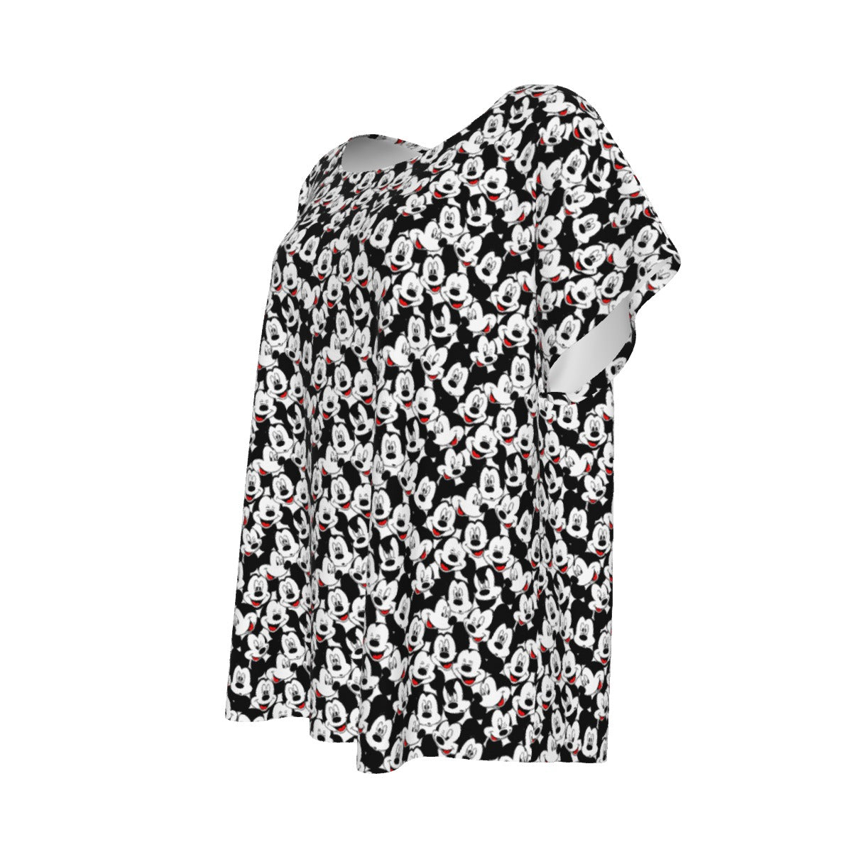 Many Faces of Classic Mouse - Women’s Relaxed Fit Scoop Tee