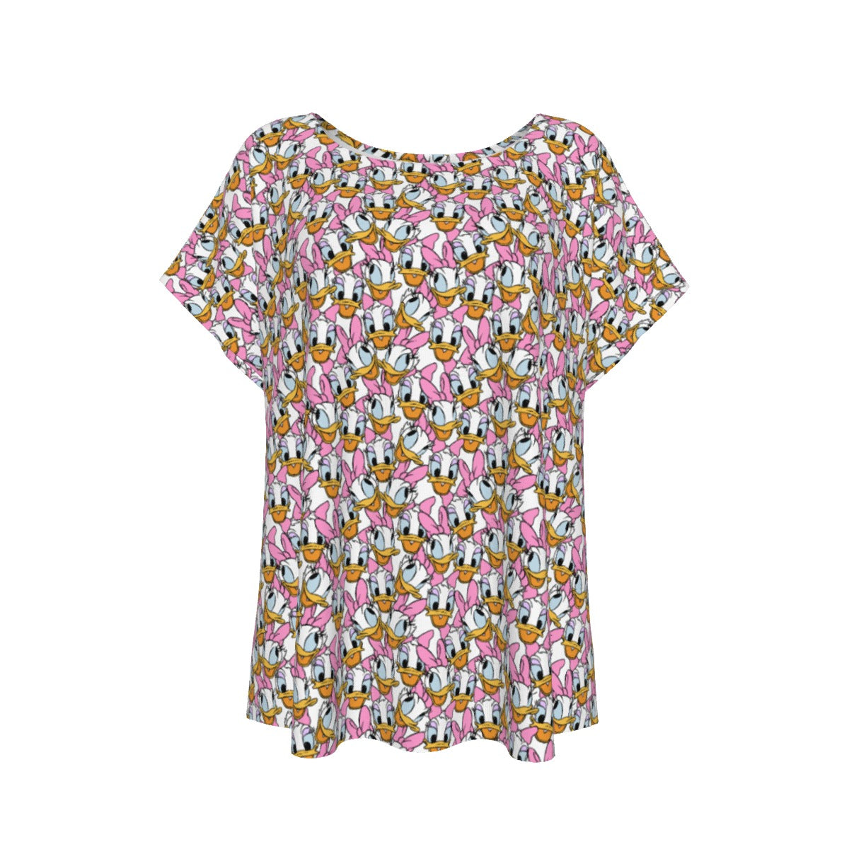Many Faces of Sassy Duck - Women’s Relaxed Fit Scoop Tee