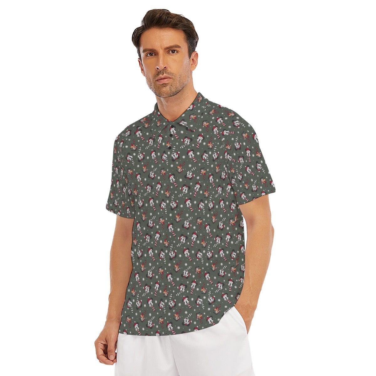 Vintage Holiday Friends - Men's Polo Shirt