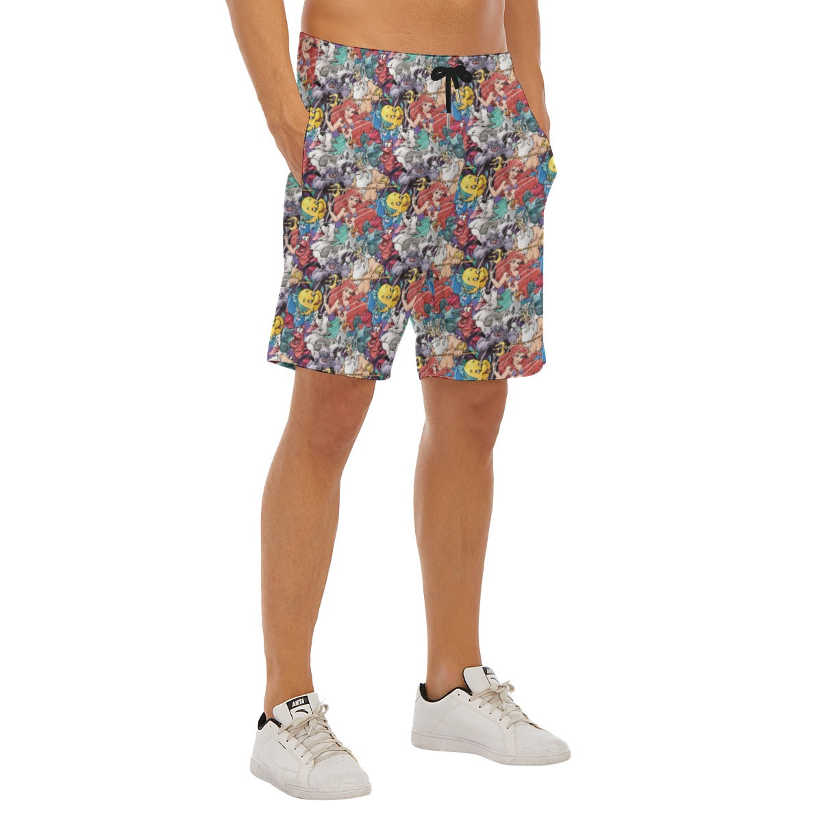 Undersea Crew Sketch - Men’s Pocket Beach Shorts