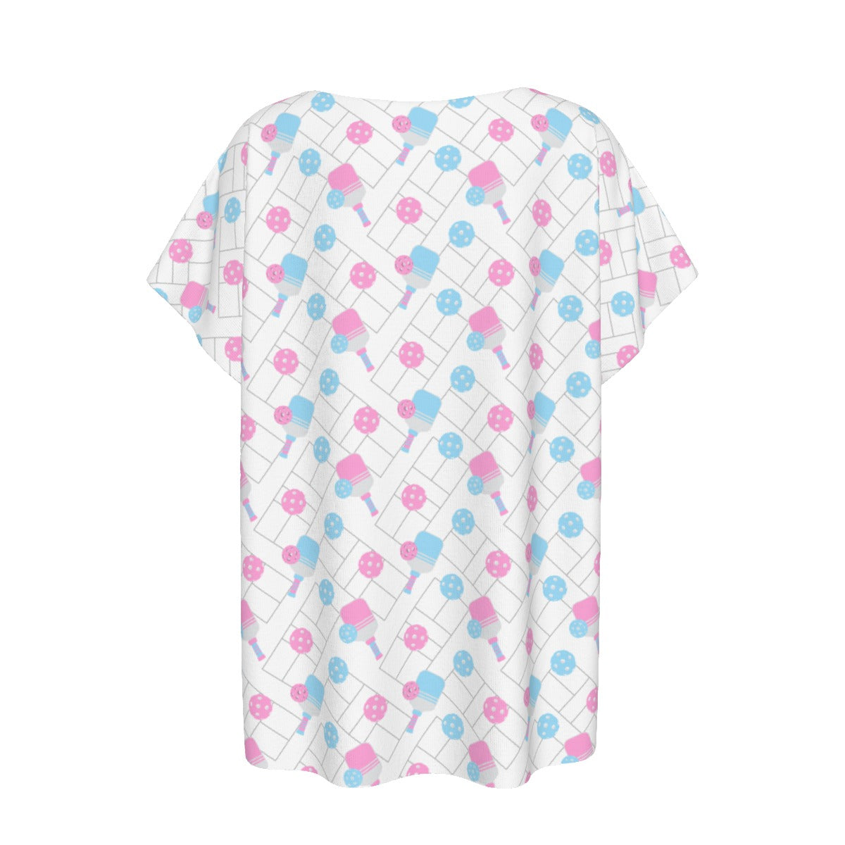 Pickleball Court Spin - Women’s Relaxed Fit Scoop Tee