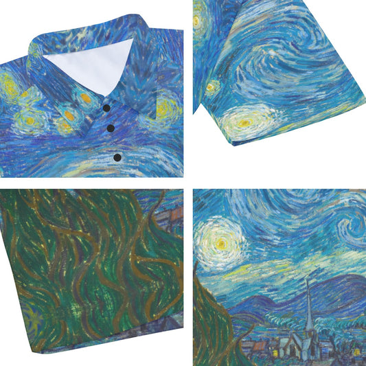 Van Gogh Starry Night - Men's Polo Shirt