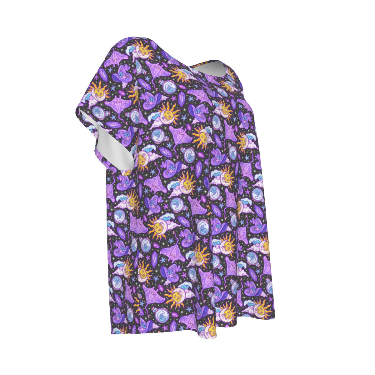 Mystical Manta Rays - Women’s Relaxed Fit Scoop Tee