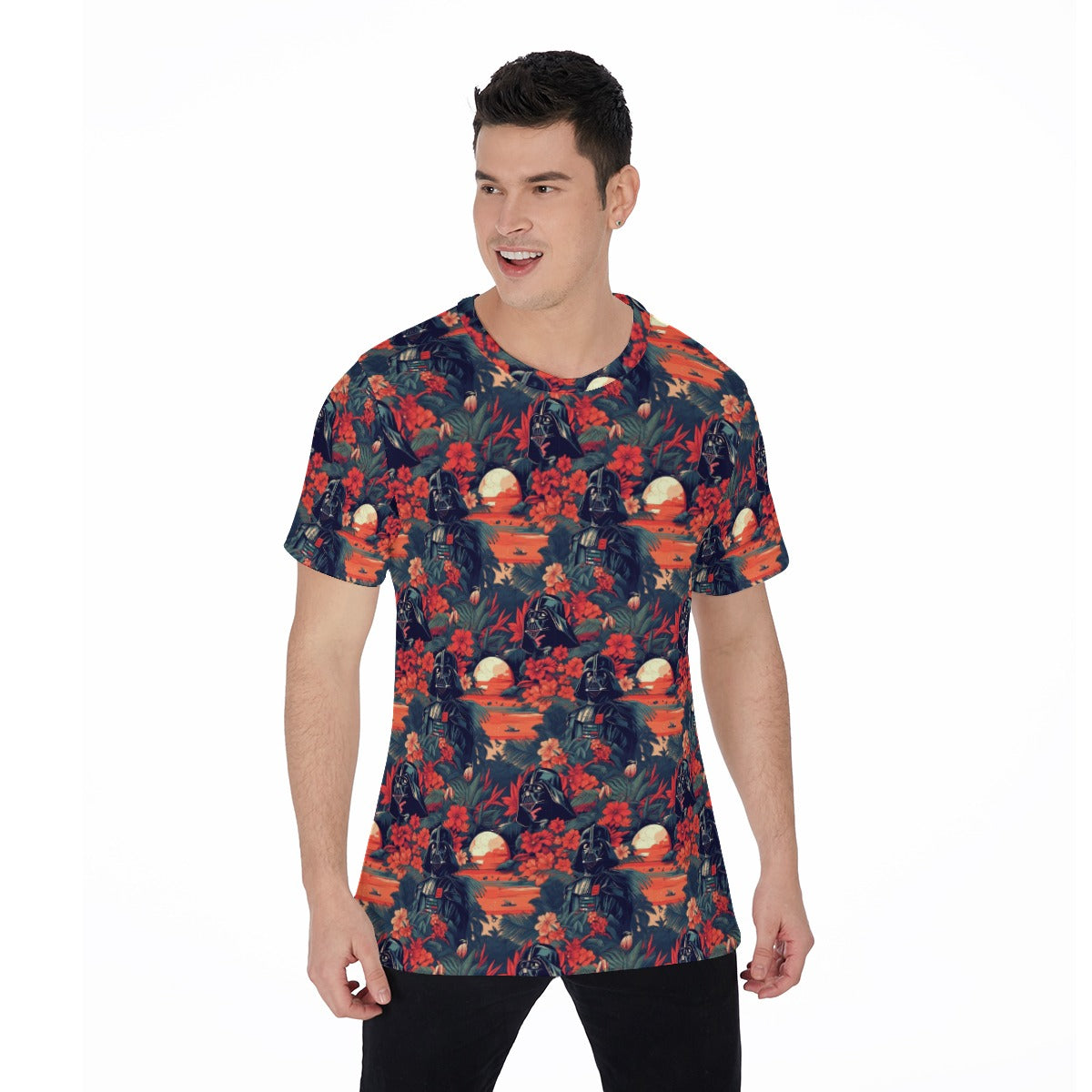 Tropical Dark Side Escape - Men's Short Sleeve T-Shirt