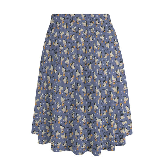 Funny Silly Dog - Women’s Pocket Midi Skirt