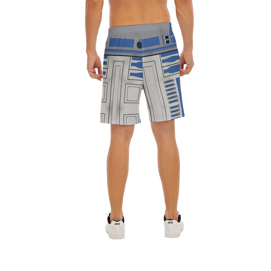 Little Blue Droid - Men’s Pocket Beach Shorts