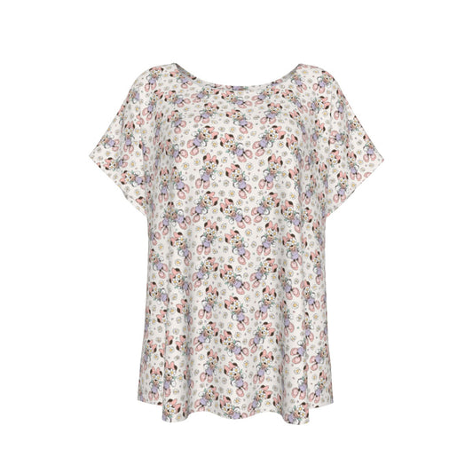 Daisy Crown Delight - Women’s Relaxed Fit Scoop Tee