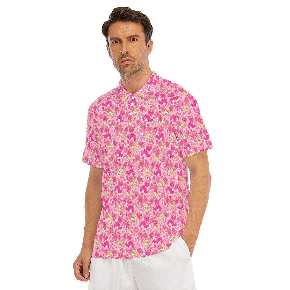 Fruitimals - Raspberry Foxes - Men's Polo Shirt