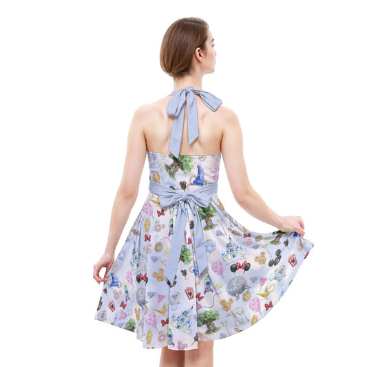 WDW Park Hopper - Women's Halter Vintage Pocket Dress