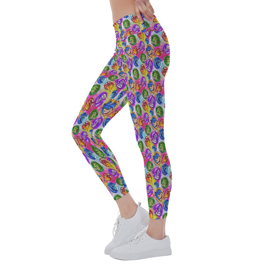 Inside Out Emotions - Women's Yoga Leggings