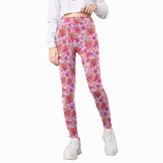 Summer Fruits - Strawberry - Kid's Leggings