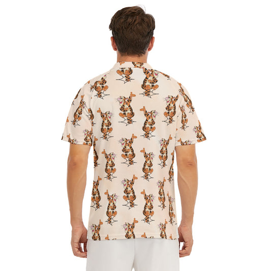 Sketched Bouncing Buddy - Men's Polo Shirt