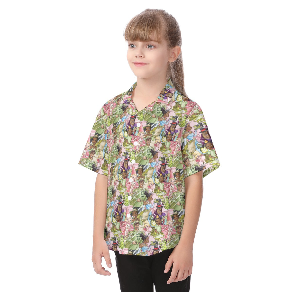 Bayou Royal Sketchched - Kid's Hawaiian Button Up Shirt