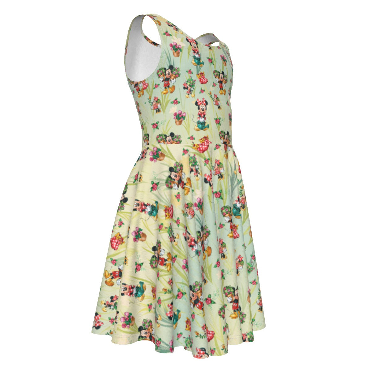 Garden Mouse Helpers at Work - Kid's Sleeveless Skater Dress