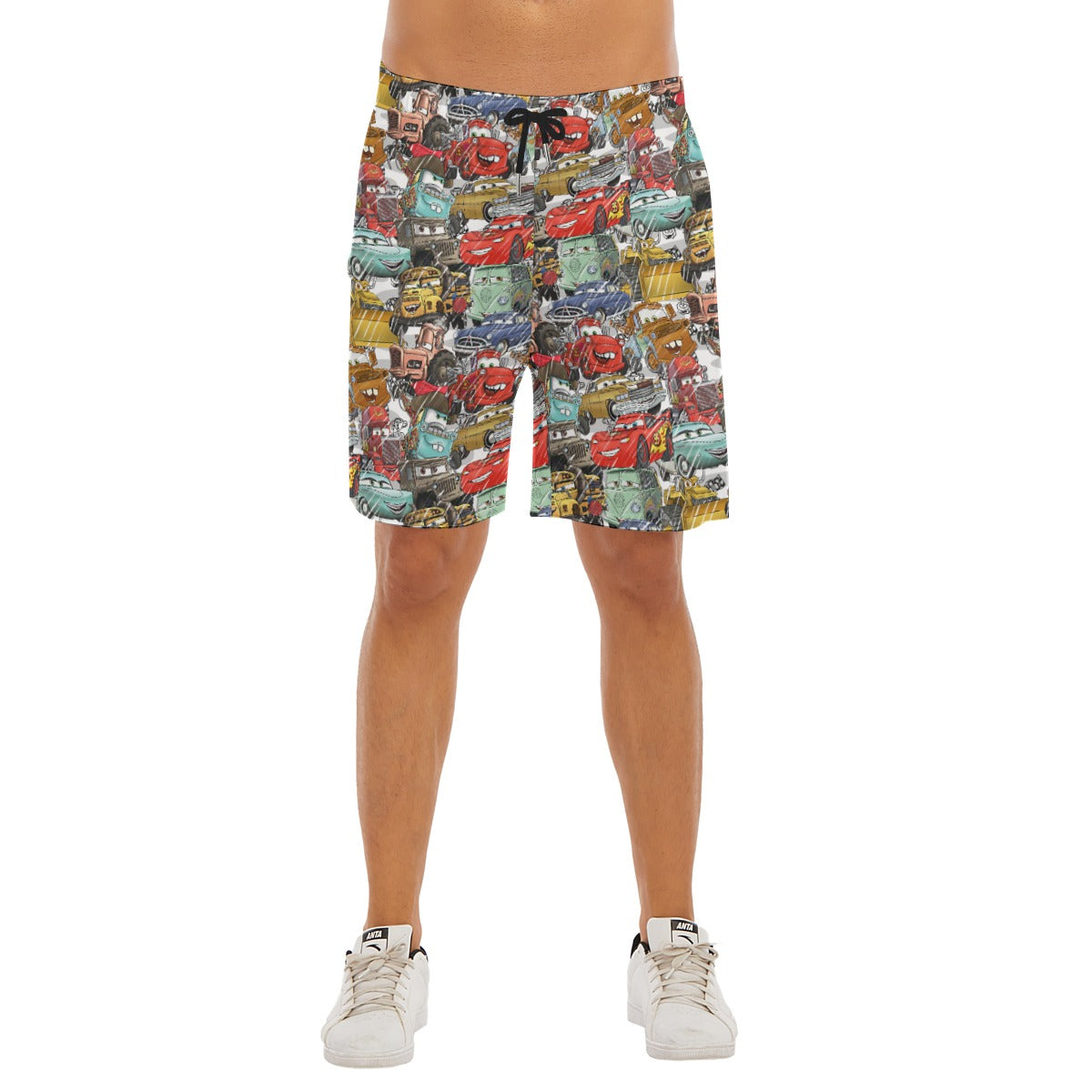 Racing Legends Sketch - Men’s Pocket Beach Shorts