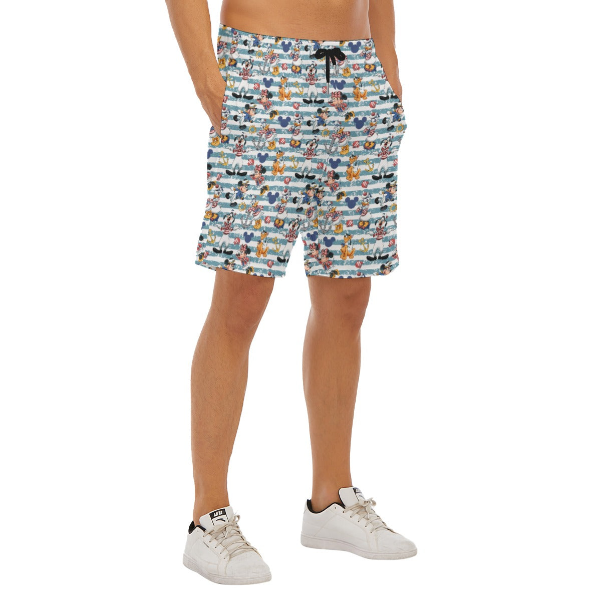 Cruise Crew on Deck - Men’s Pocket Beach Shorts