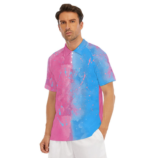 Pink or Blue Fairytale Dress - Men's Polo Shirt