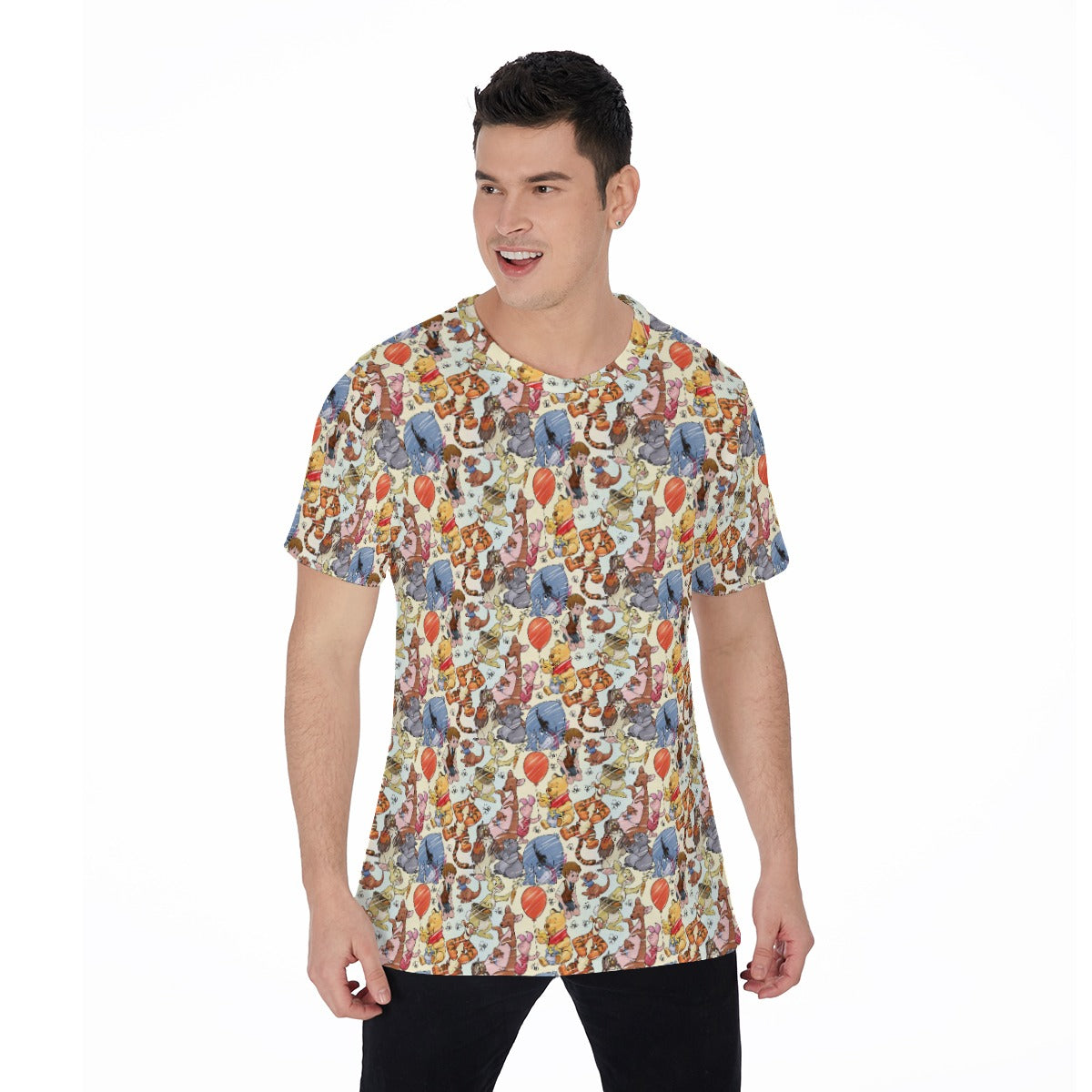 Woodland Friends Sketch - Men's Short Sleeve T-Shirt