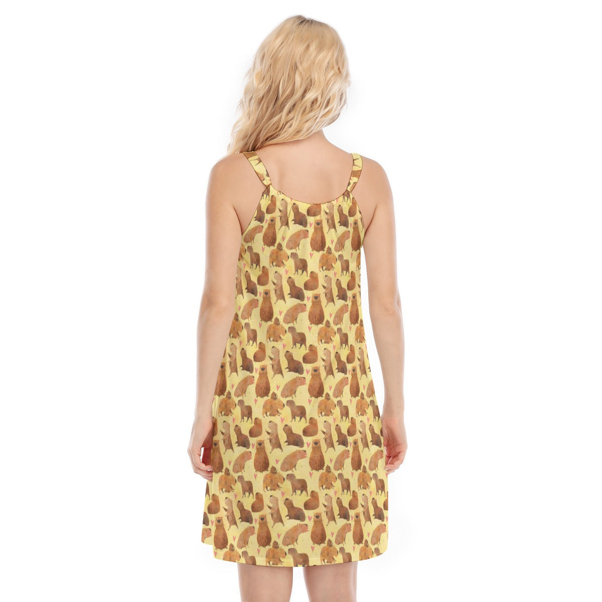 Capybara Love - Women’s Adjustable Sundress