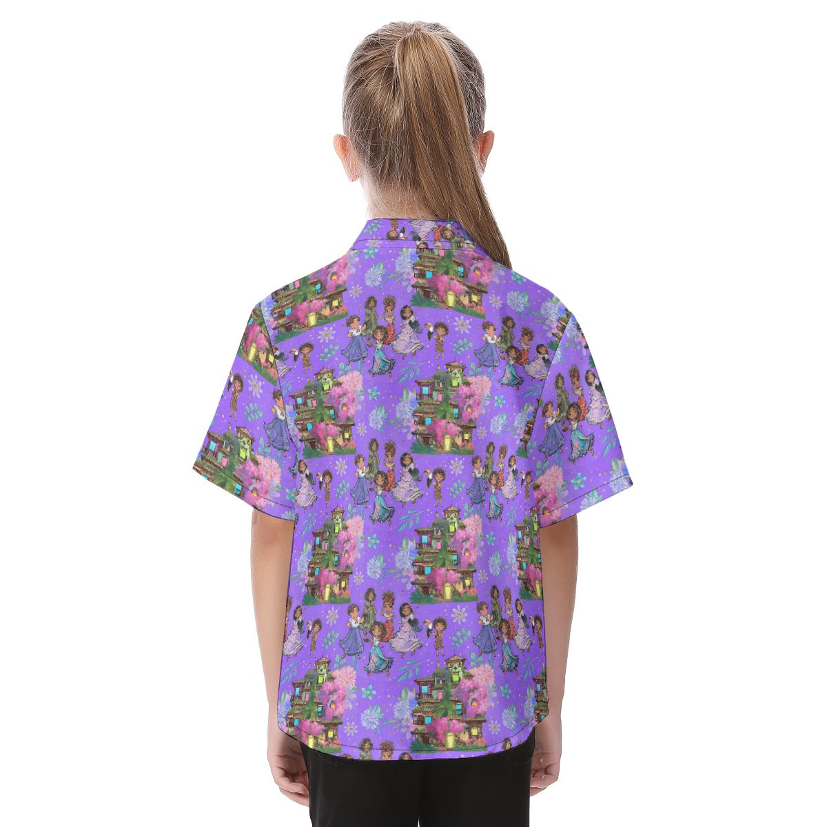 Whimsical Family Magic - Kid's Hawaiian Button Up Shirt