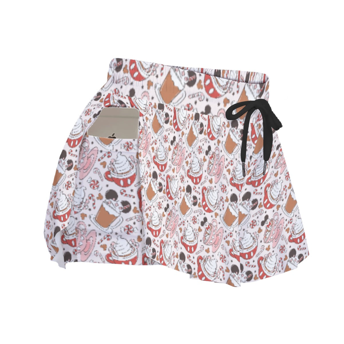 Magic Mouse Hot Chocolate - Women's Flowy Pocket Shorts