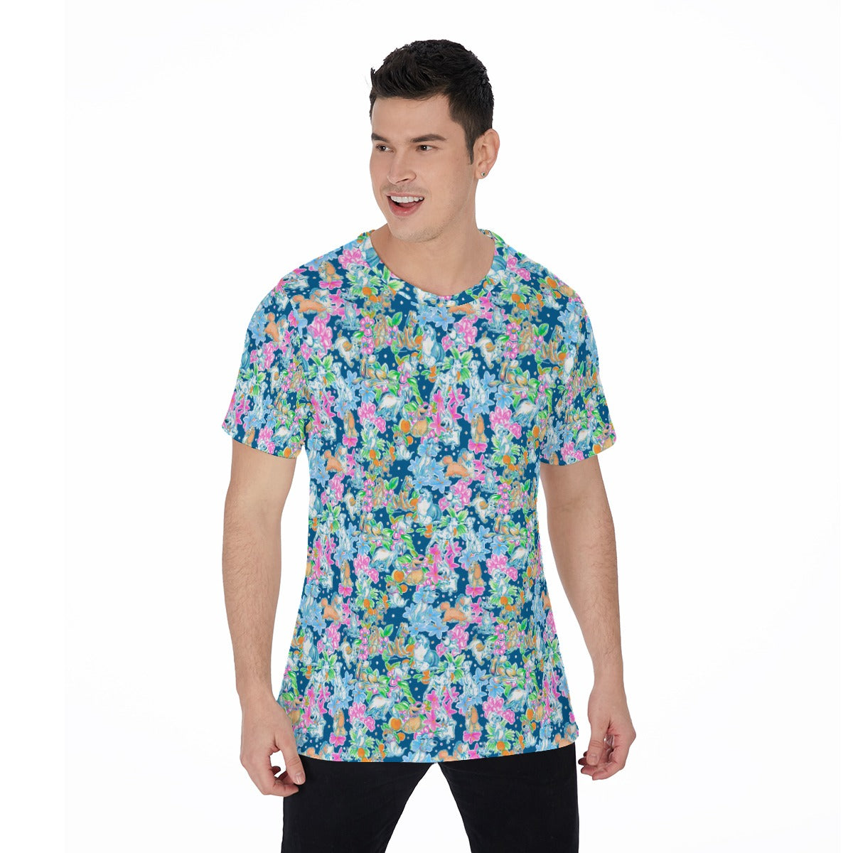 Tropical Paws & Petals - Beloved Dogs - Men's Short Sleeve T-Shirt