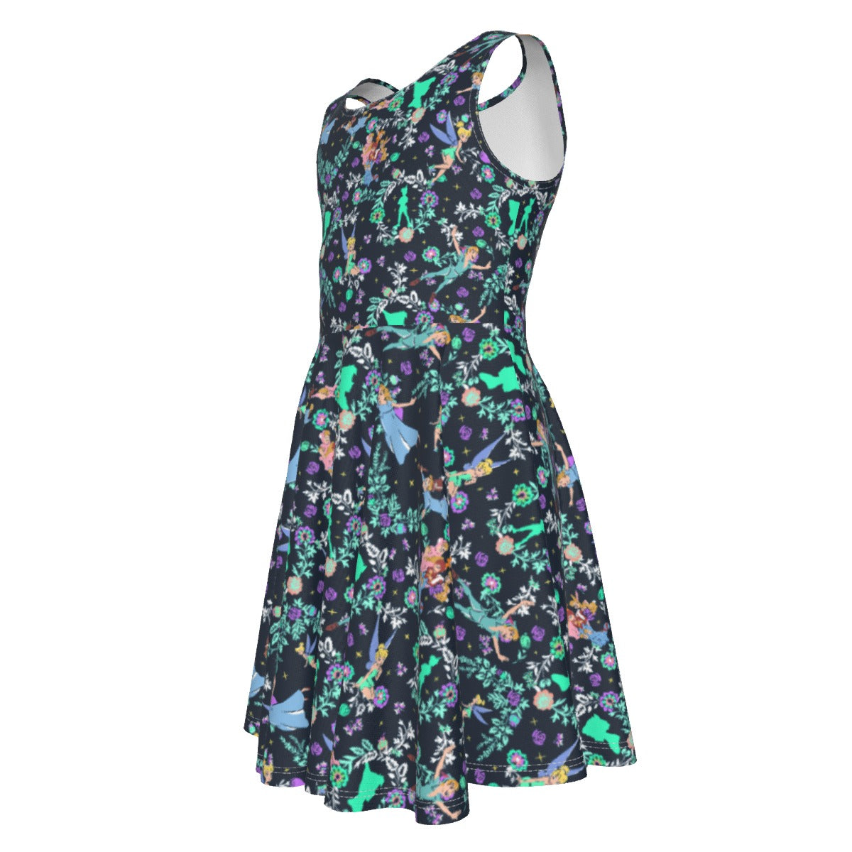 Garden Whimsy - Neverland Flight - Kid's Sleeveless Skater Dress