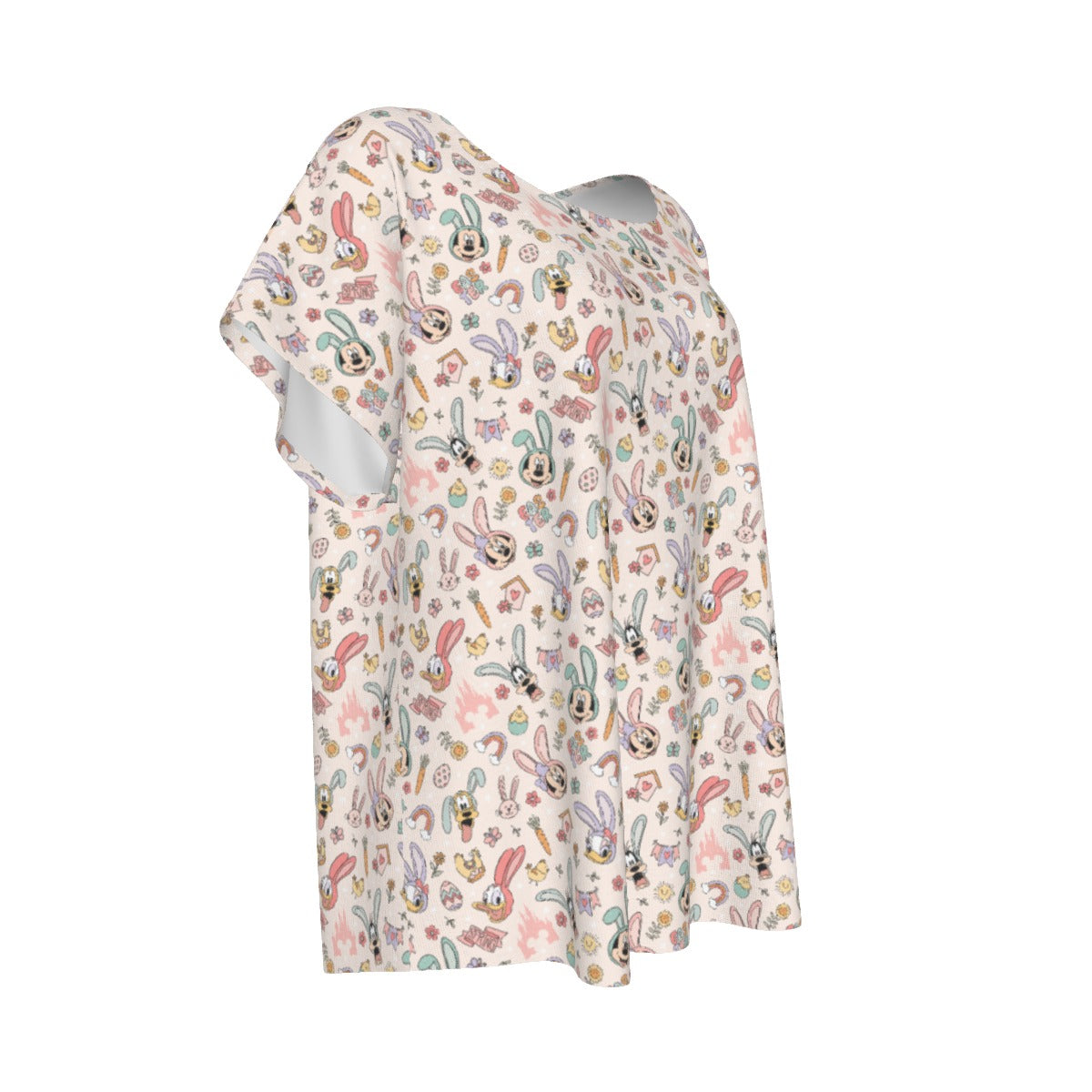 Springtime Friends Celebration Fun - Women’s Relaxed Fit Scoop Tee