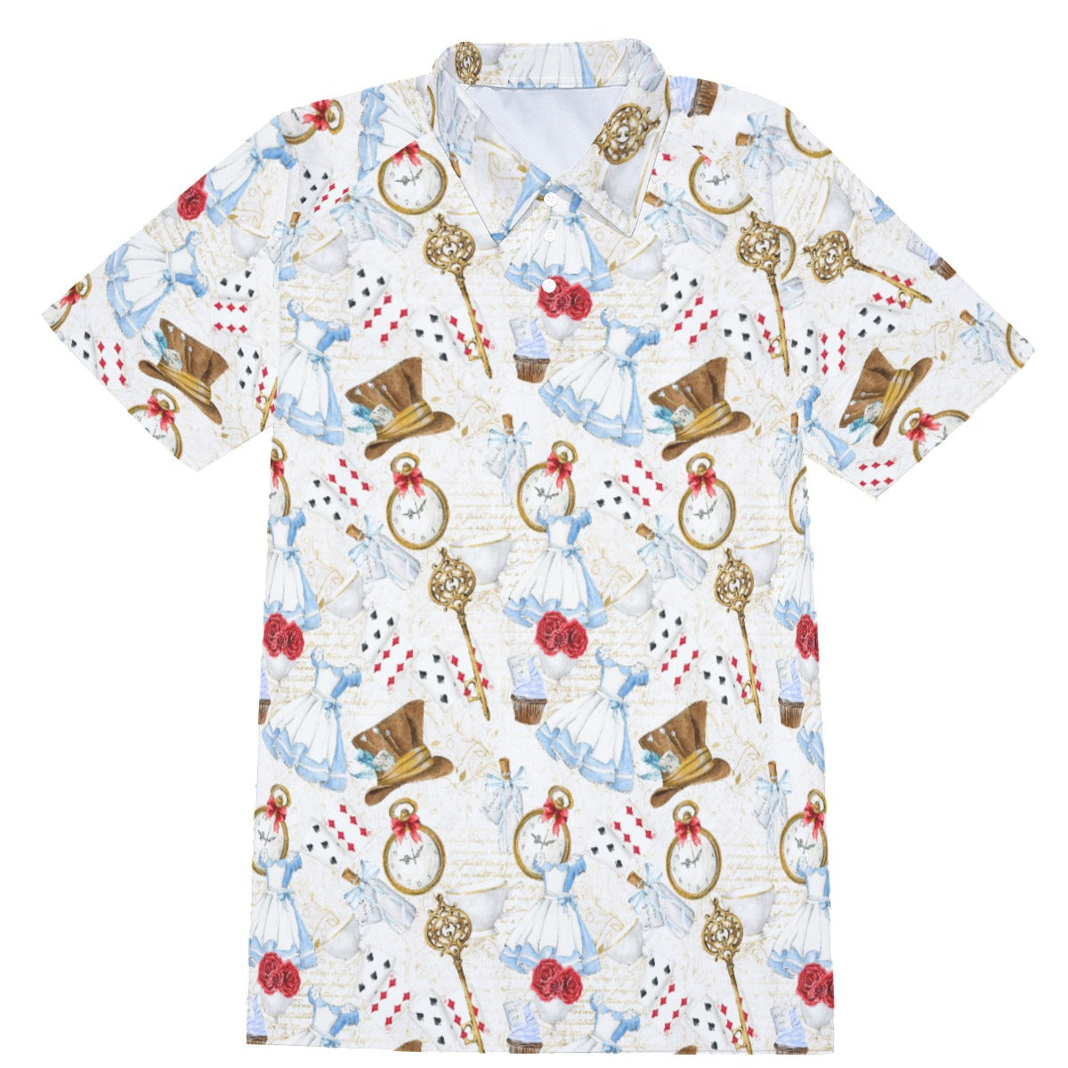 Curious Wonderland Icons - Men's Polo Shirt
