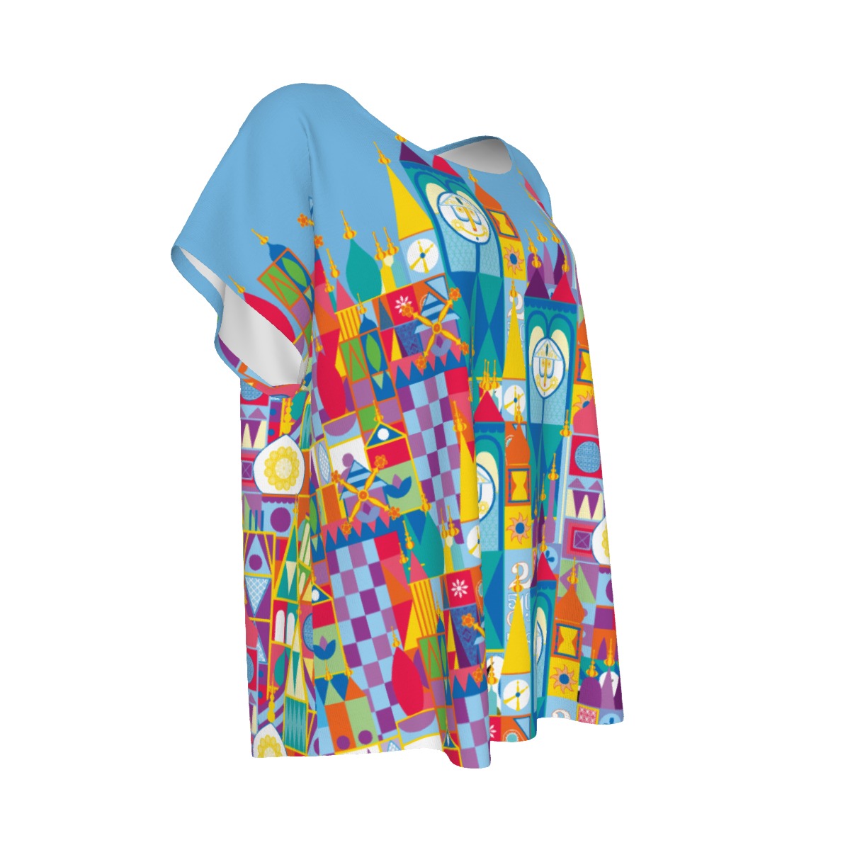 Whimsical World Facade - Women’s Relaxed Fit Scoop Tee