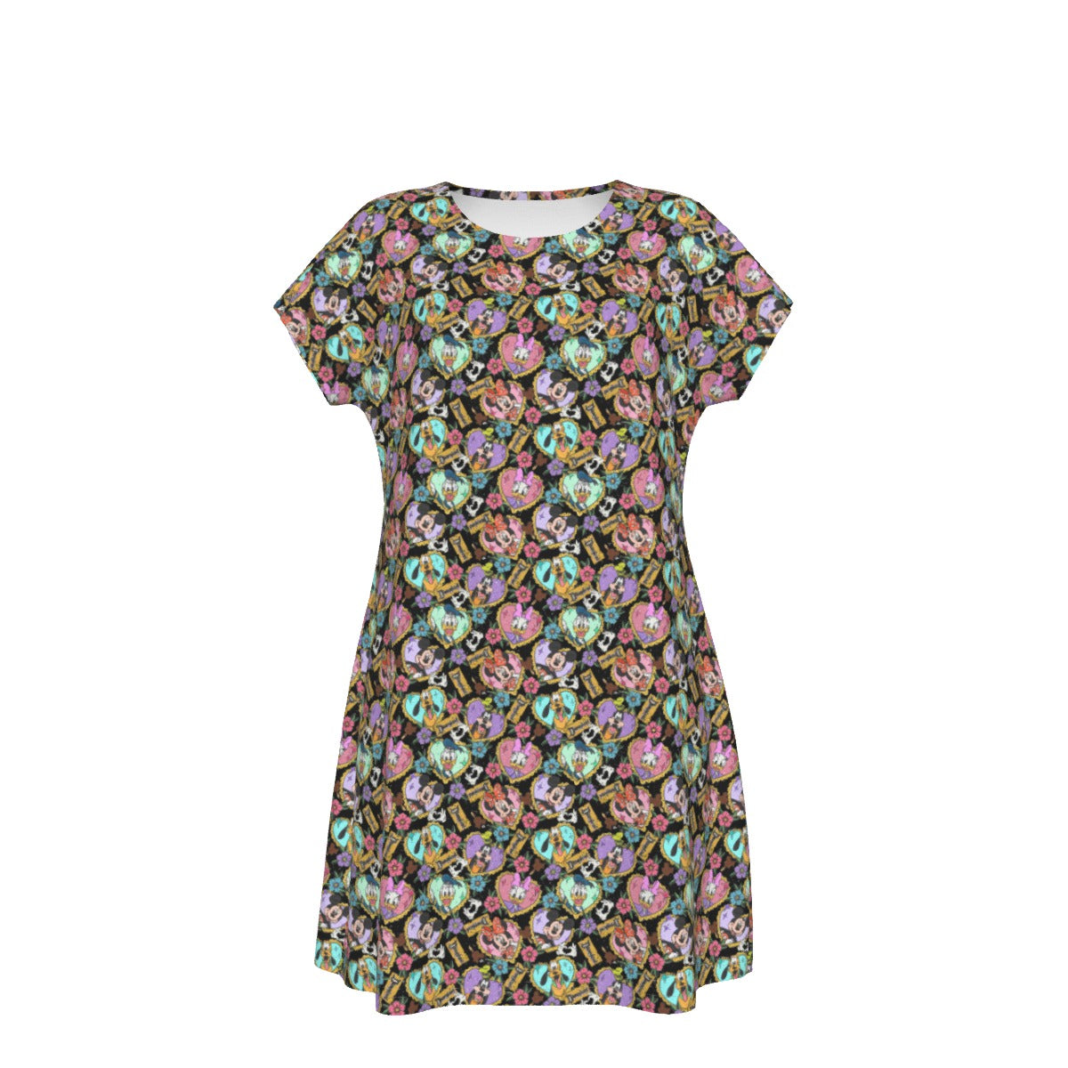 Tattoo Hearts Classic Crew - Women's T-Shirt Dress
