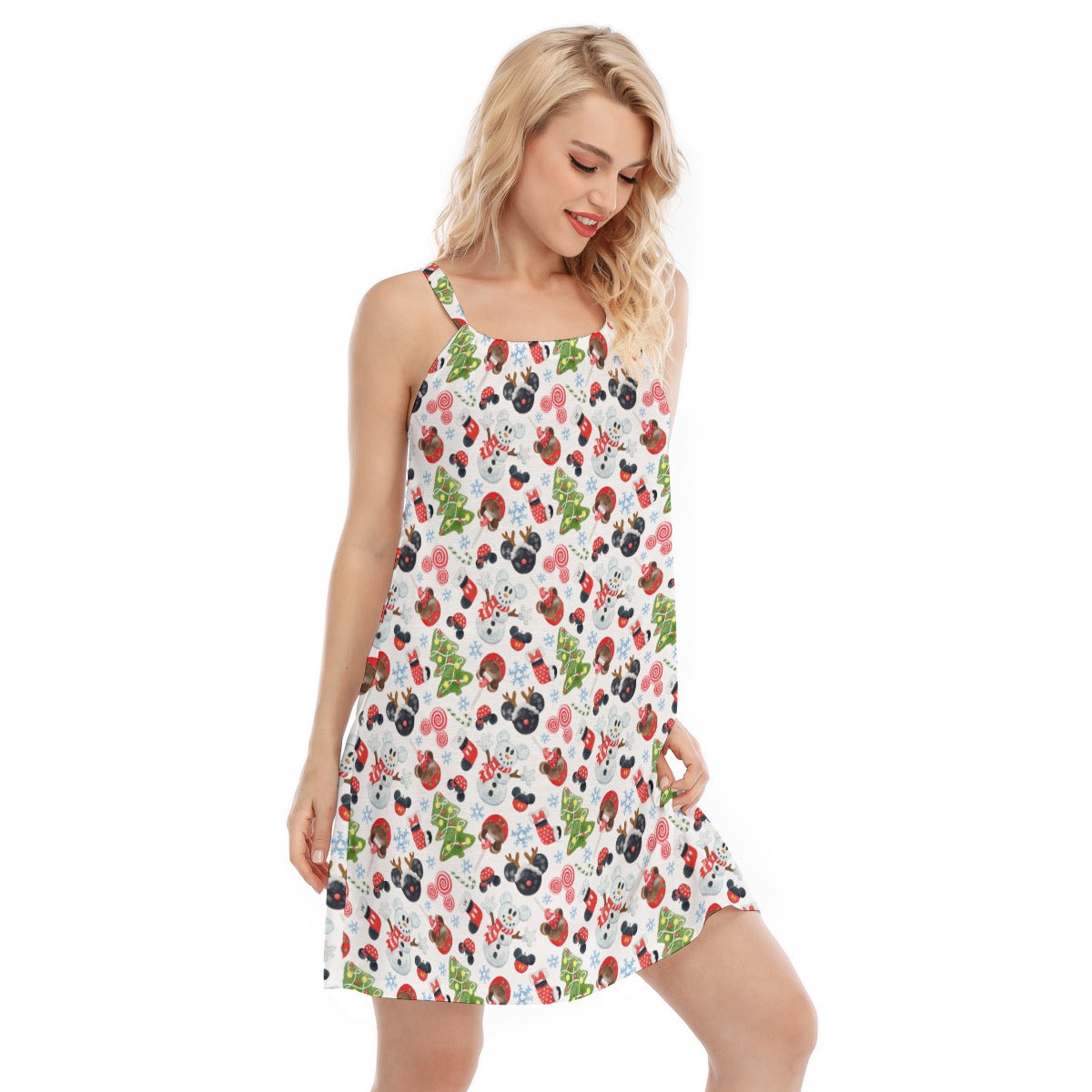 Mouse Magic Christmas - Women’s Adjustable Sundress