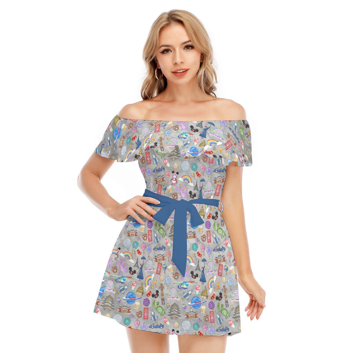 EC Around The World Experience - Women's Off-shoulder Ruffle Dress