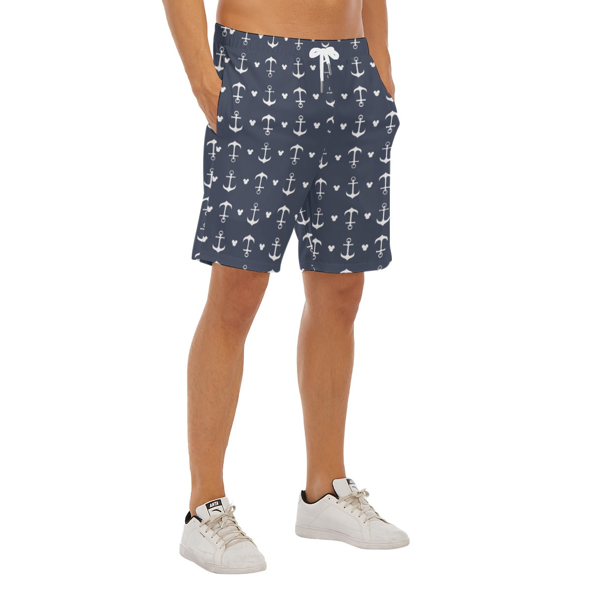 Anchors & Mouse Ears - Men’s Pocket Beach Shorts