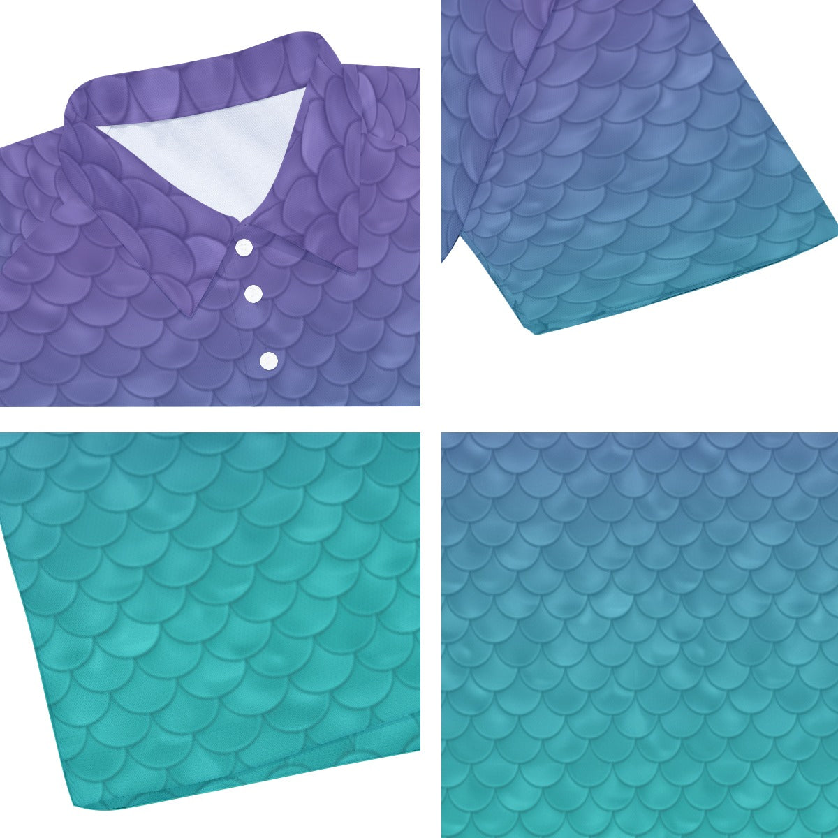 Dreamy Mermaid Scales - Men's Polo Shirt