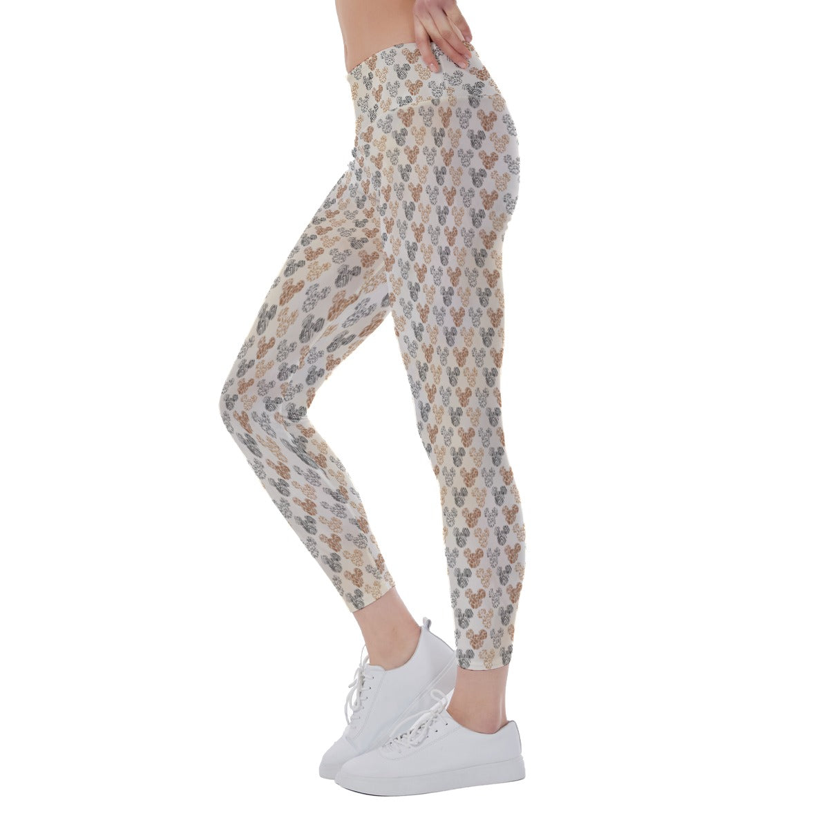 Safari Mouse Ears - Women's Yoga Leggings