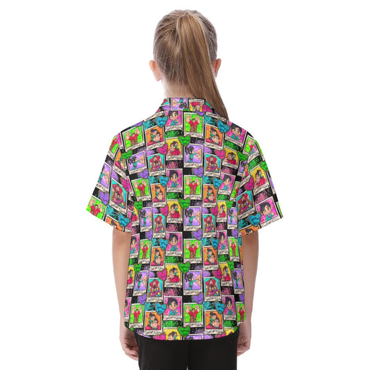 You're My Hero - Kid's Hawaiian Button Up Shirt