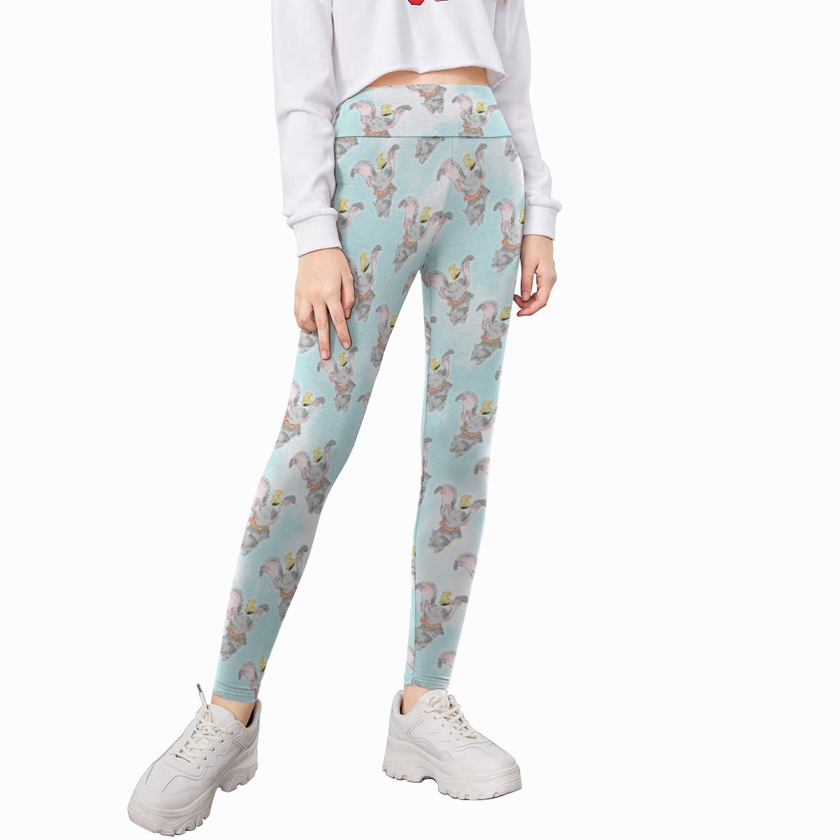 Sketch of Flying Elephant - Kid's Leggings