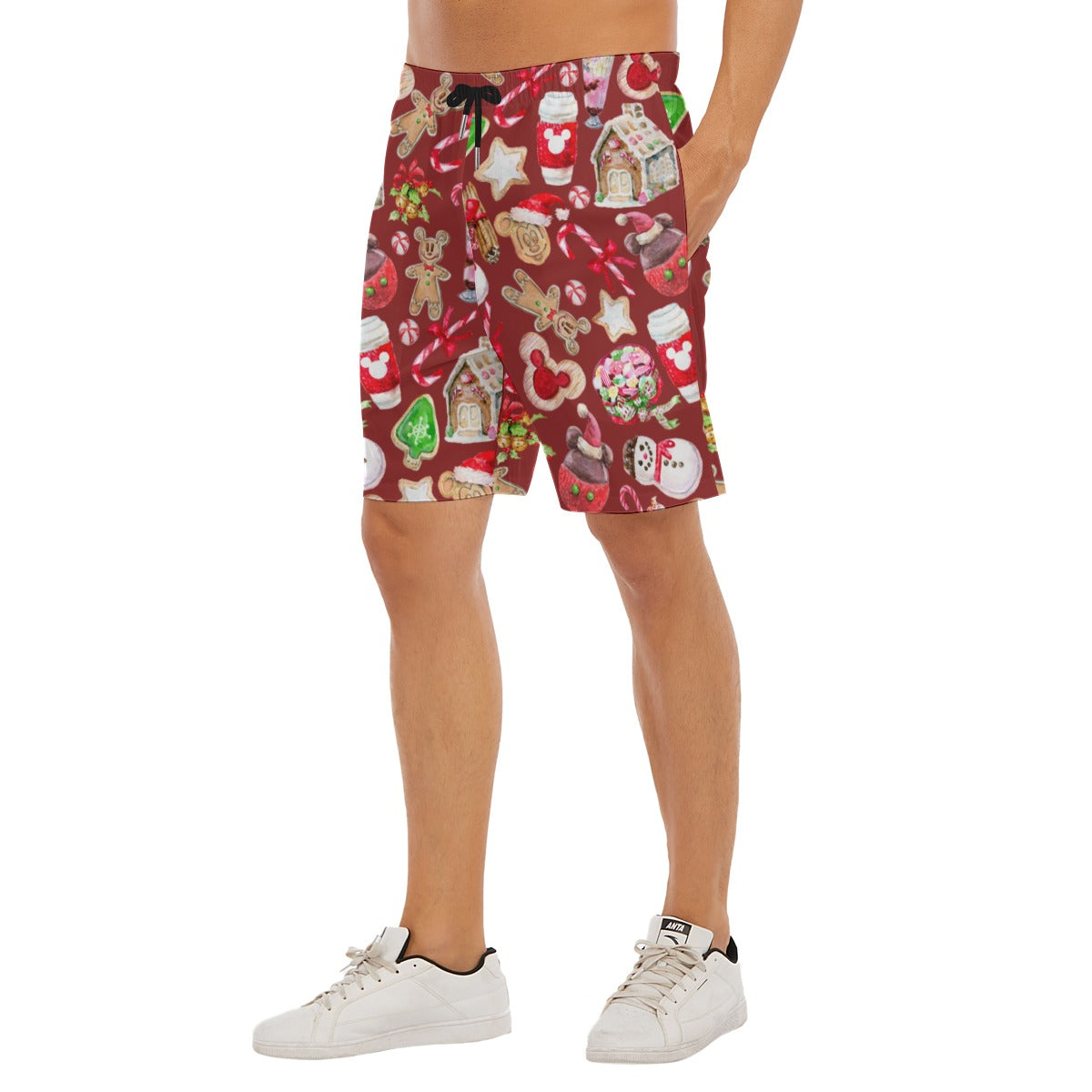 Christmas Snack Goals - Men’s Pocket Beach Shorts